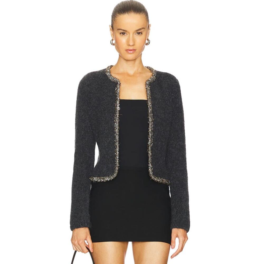 NWT Rag & Bone Davies Cardigan Charcoal Size XS